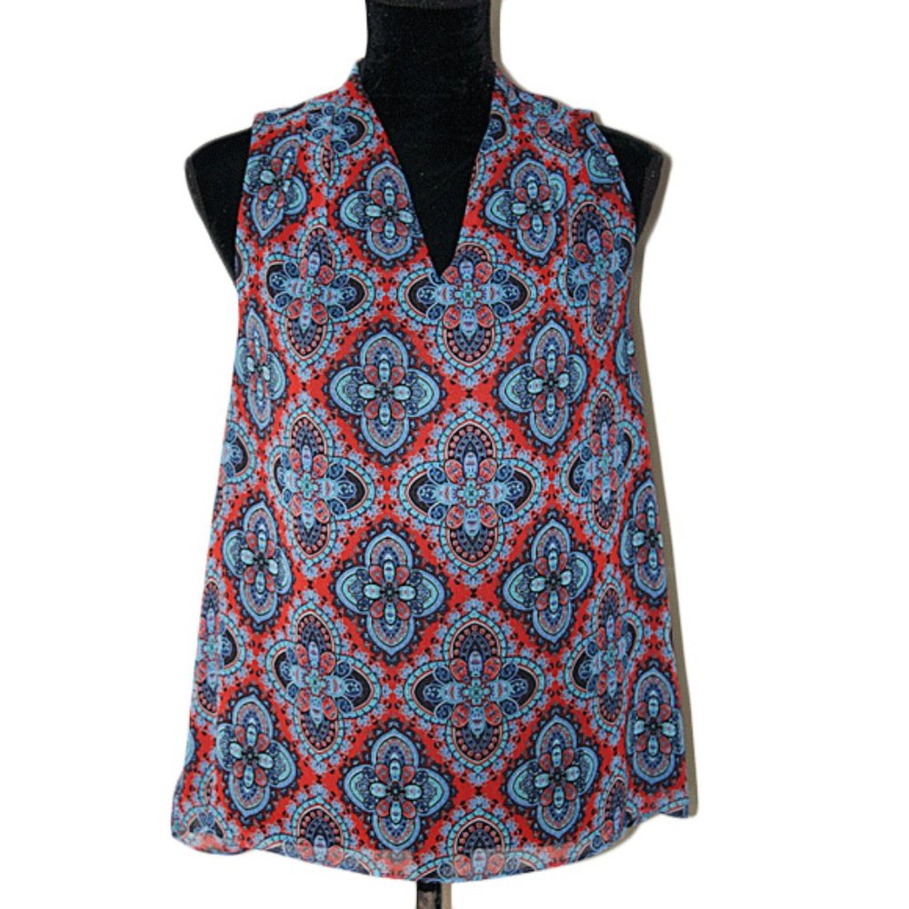 Mix by 41 Hawthorn Sleeveless Blouse Size Small